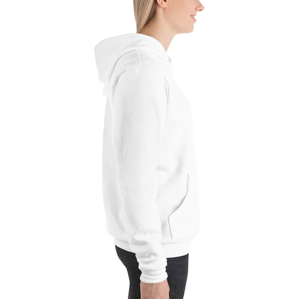 BlackHeartToys Logo - White with black logo Unisex hoodie - BlackHeartToys