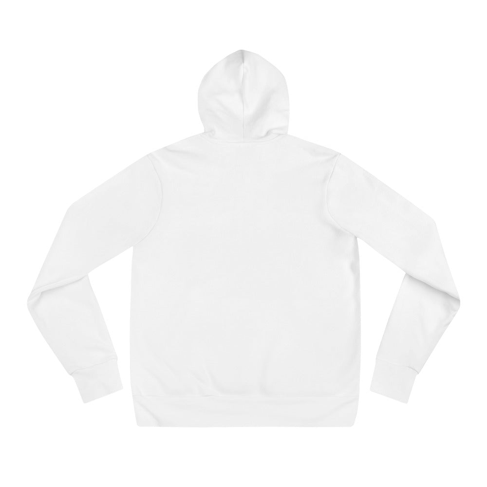 BlackHeartToys Logo - White with black logo Unisex hoodie - BlackHeartToys