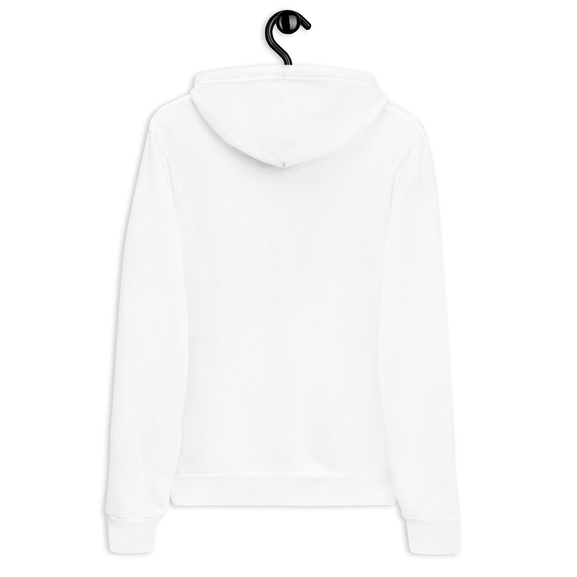 BlackHeartToys Logo - White with black logo Unisex hoodie - BlackHeartToys